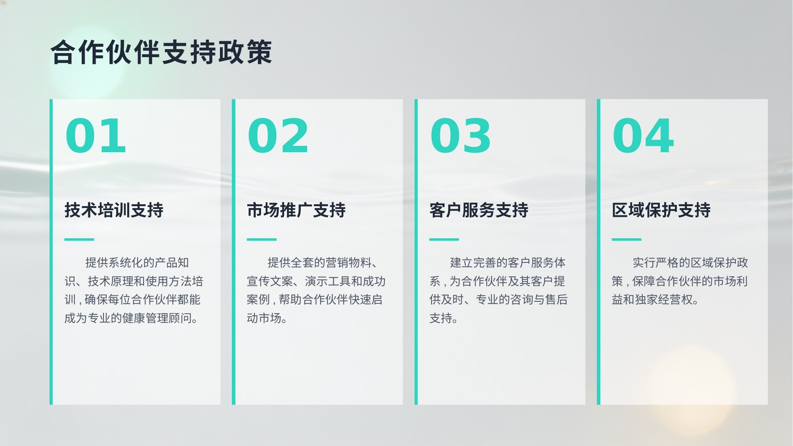 合作伙伴支持政策